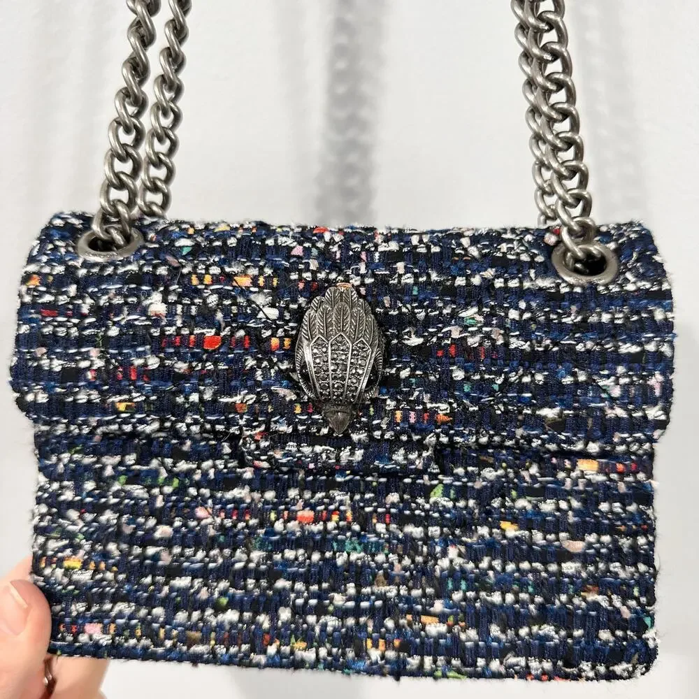 Kurt Geiger London Mini Kensington Tweed Crossbody Bag NWOT